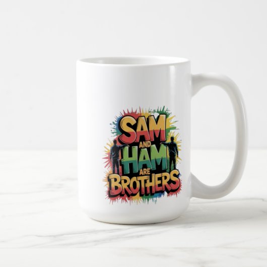 Mug Sam & Ham sont frères (Droite)