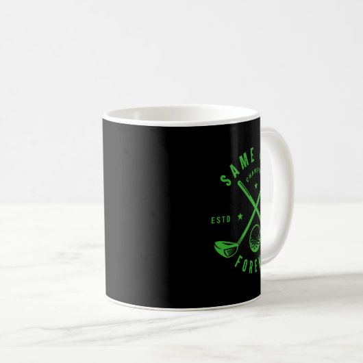 Mug Same Hole Forever Golf Enterrement de Garçon Bache (Devant droit)