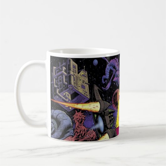 Mug Samedi soir LOGO MAGNIFIÉ par opéra de l'espace ! (Gauche)