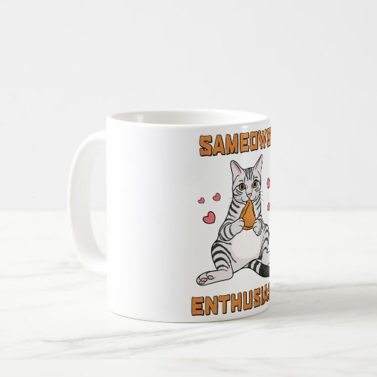 Mug Sameowsa Enthousiaste | (Devant gauche)