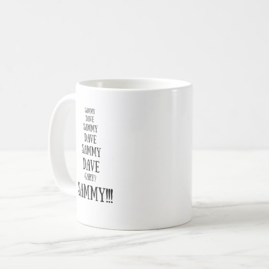Mug Sammy contre Dave Funny Argument (Devant gauche)