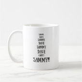 Mug Sammy contre Dave Funny Argument (Gauche)