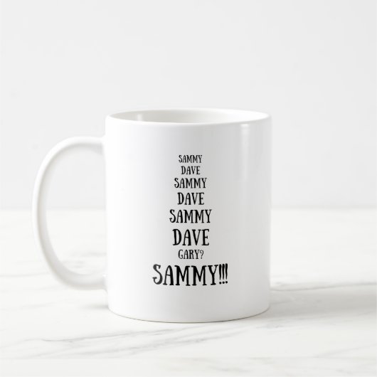 Mug Sammy contre Dave Funny Argument (Gauche)