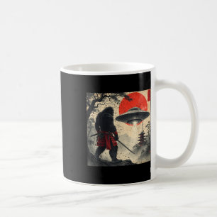 Mug Samouraï Bigfoot Japonais Ufo Graphique Vintage Uk