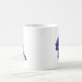 Mug Samouraï Cyberpunk dans une Lueur Néon (Centre)