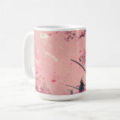 Mug Samouraï et Sakura (Devant gauche)