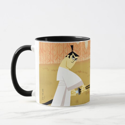 Mug Samouraï Jack Drawing Sword (Gauche)