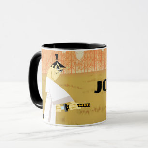 Mug Samouraï Jack Drawing Sword