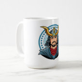 Mug samouraï japonais (Devant gauche)