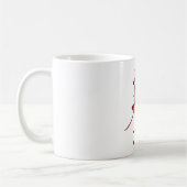 Mug Samouraï Rétro Honoré Effrayant - Noir et Blanc (Gauche)