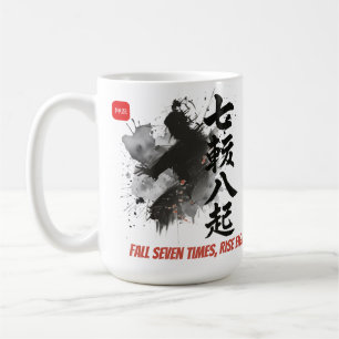 Mug Samouraï Sumi-E Calligraphie Japonaise Arts Martia