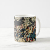 Mug Samouraïs à la guerre dans la neige circa 1800's (Devant droit)