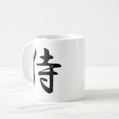 Mug Samouraïs dans le kanji japonais (Devant gauche)