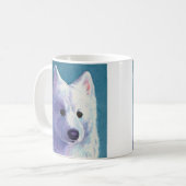 Mug Samoyed - "Bouddha" (Devant gauche)