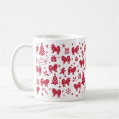 Mug Samoyed Christmas Design (Gauche)