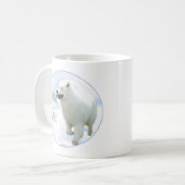 Mug Samoyed Noel (Devant gauche)