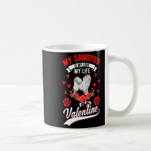 Mug Samoyed Valentines Day Samoyed 1  (Droite)