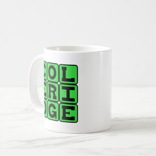 Mug Samuel Taylor Coleridge, poète anglais (Devant gauche)