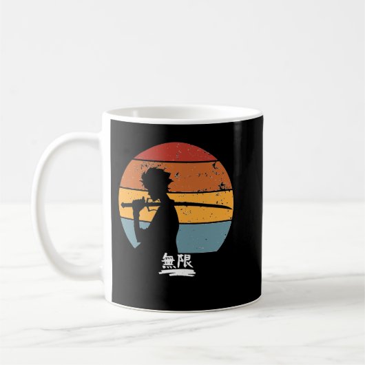 Mug Samurai Champloo Mugen Sunse  Silhoue  e Mugen Sam (Gauche)