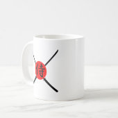 Mug SAMURAI - Épée & Kanji (Devant gauche)