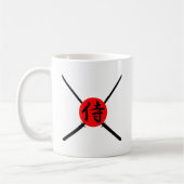 Mug SAMURAI - Épée & Kanji (Gauche)