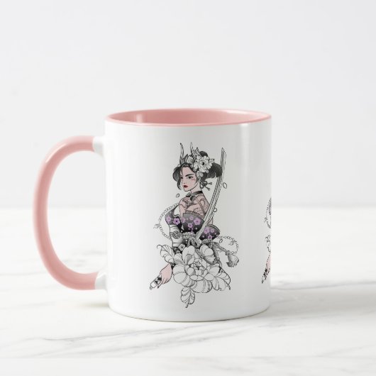 Mug Samurai Female Warrior (Gauche)