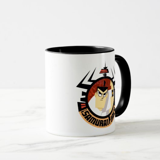 Mug Samurai Jack In Aku Futuristic Frame (Devant droit)