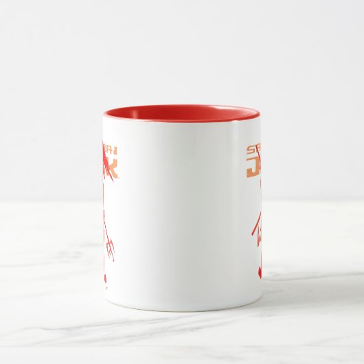 Mug Samurai Jack Red Warrior Graphic (Centre)