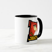 Mug Samurai Jack Souriant Futuristic Frame Graphic (Devant droit)