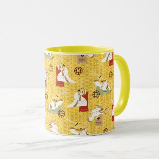 Mug Samurai Jack Sword Poses Character Art Pattern (Devant droit)