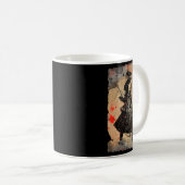 Mug Samurai Japanese Retro Art Print Bushido Premium T (Devant droit)