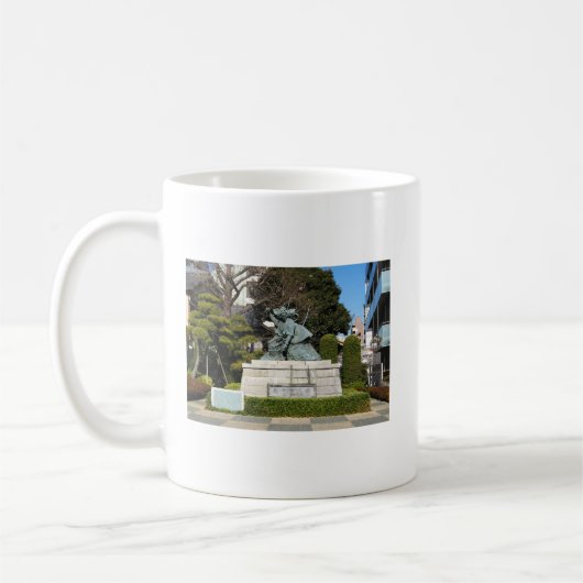 Mug Samurai Kamakura Gongoro Kagemasa Kabuki Statue (Gauche)