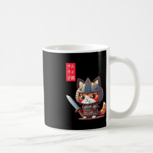 Mug Samurai Kitten Kawaii Art japonais pour Anime Love