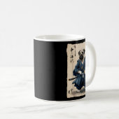 Mug Samurai Pug Japanese Anime Dog Pug Lover Funny For (Devant droit)
