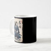 Mug Samurai Pug Japanese Anime Dog Pug Lover Funny For (Devant gauche)