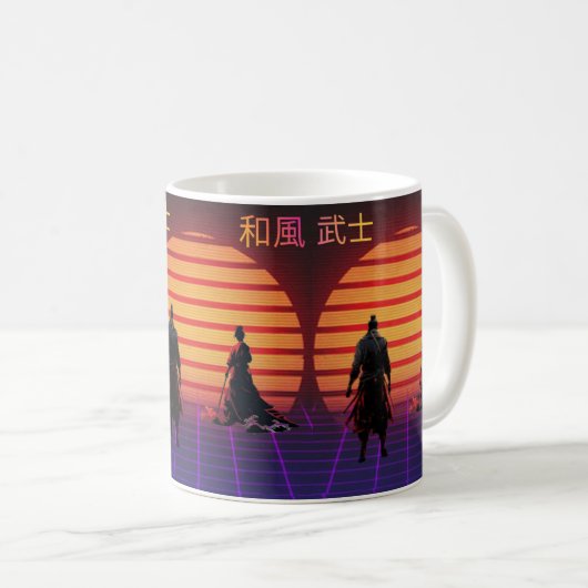Mug Samurai style japonais (Devant droit)