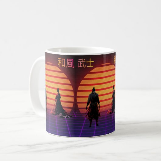 Mug Samurai style japonais (Devant gauche)