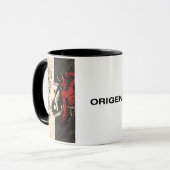 Mug Samurai vs Japanese Oni Demon Dual Yin Yang Graphi (Devant gauche)