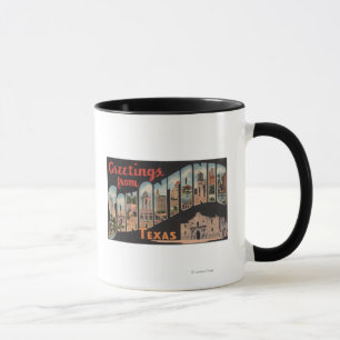 Mug San Antonio, le Texas - grandes scènes de lettre