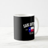 Mug San Antonio Texas Est 1718 (Devant droit)