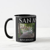 Mug San Antonio Texas Musique panoramique (Gauche)