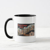 Mug San Antonio, Texas - Scènes de grandes lettres (Gauche)