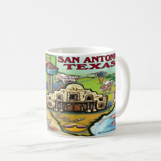Mug San Antonio TX (Devant droit)