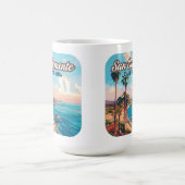 Mug San Clemente California Beach Orange County Retro (Centre)