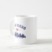 Mug San Diego Downtown Skyline Cali Dreaming (Devant gauche)