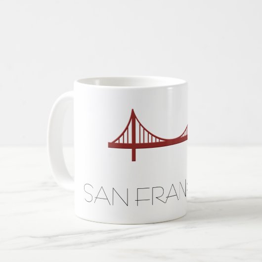 Mug San Francisco Bridge Moderne (Devant gauche)