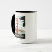 Mug San Francisco, CA - Golden Gate Bridge (Devant gauche)