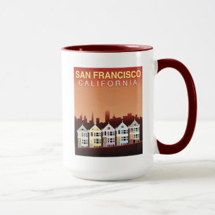 Mug San Francisco, CA les dames peintes