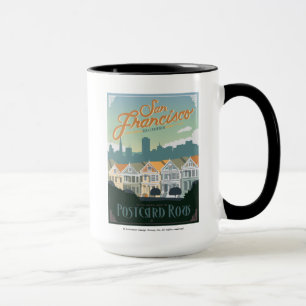 Mug San Francisco, CA - Ligne carte postale