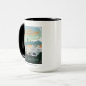 Mug San Francisco, CA - Ligne carte postale (Devant gauche)